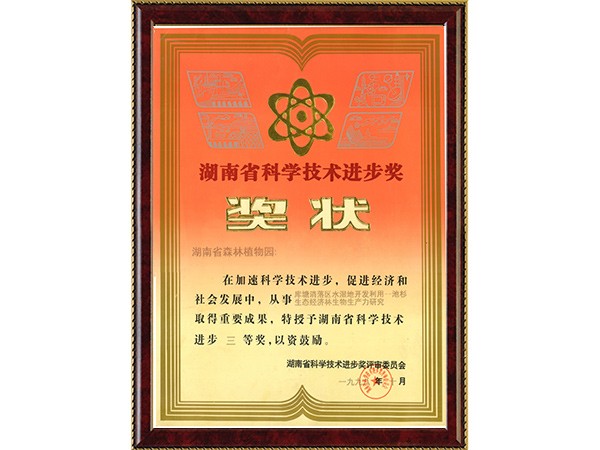 库塘消落区水湿地开发利用---池杉生态经济林生物生产力研究（省科技进步三等奖）---1998.10